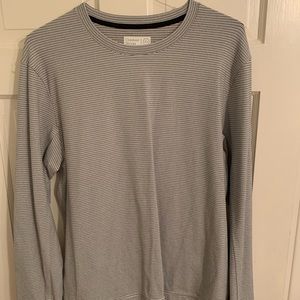 Outdoor Voices Striped Long-Sleeve Tee - Size XL